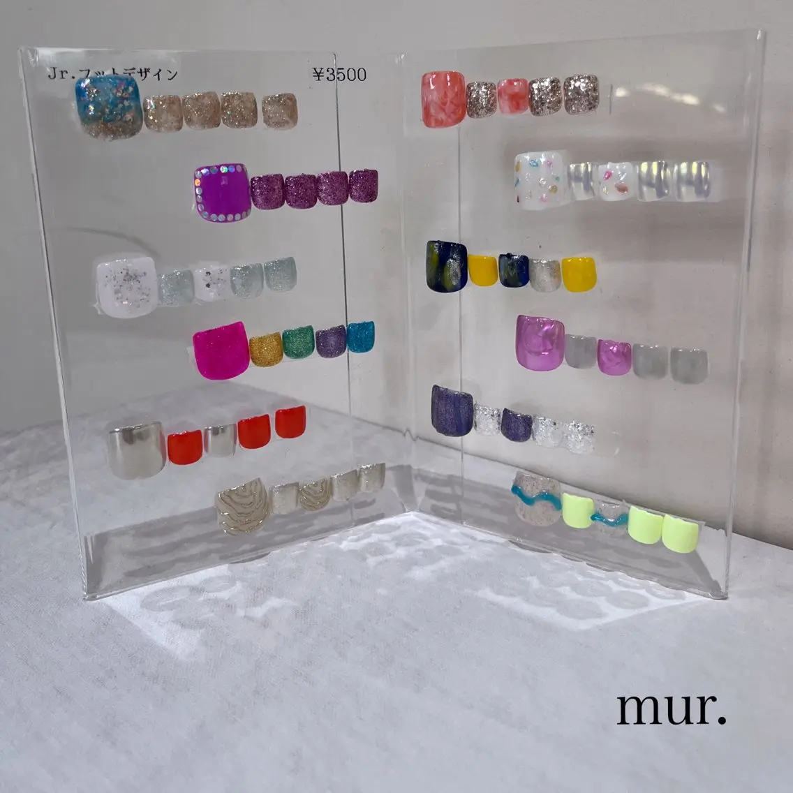 ネイル アートネイル フットネイル 夏ネイル フットネイル mur. harukaのネイルデザイン