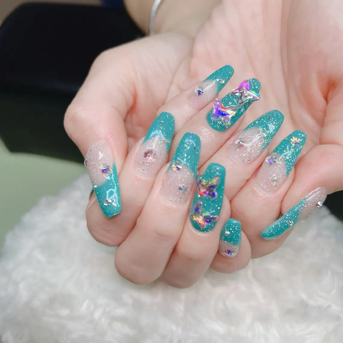 ネイル フラッシュネイル フレンチネイル ハンドネイル Nail salon Stellaのネイルデザイン