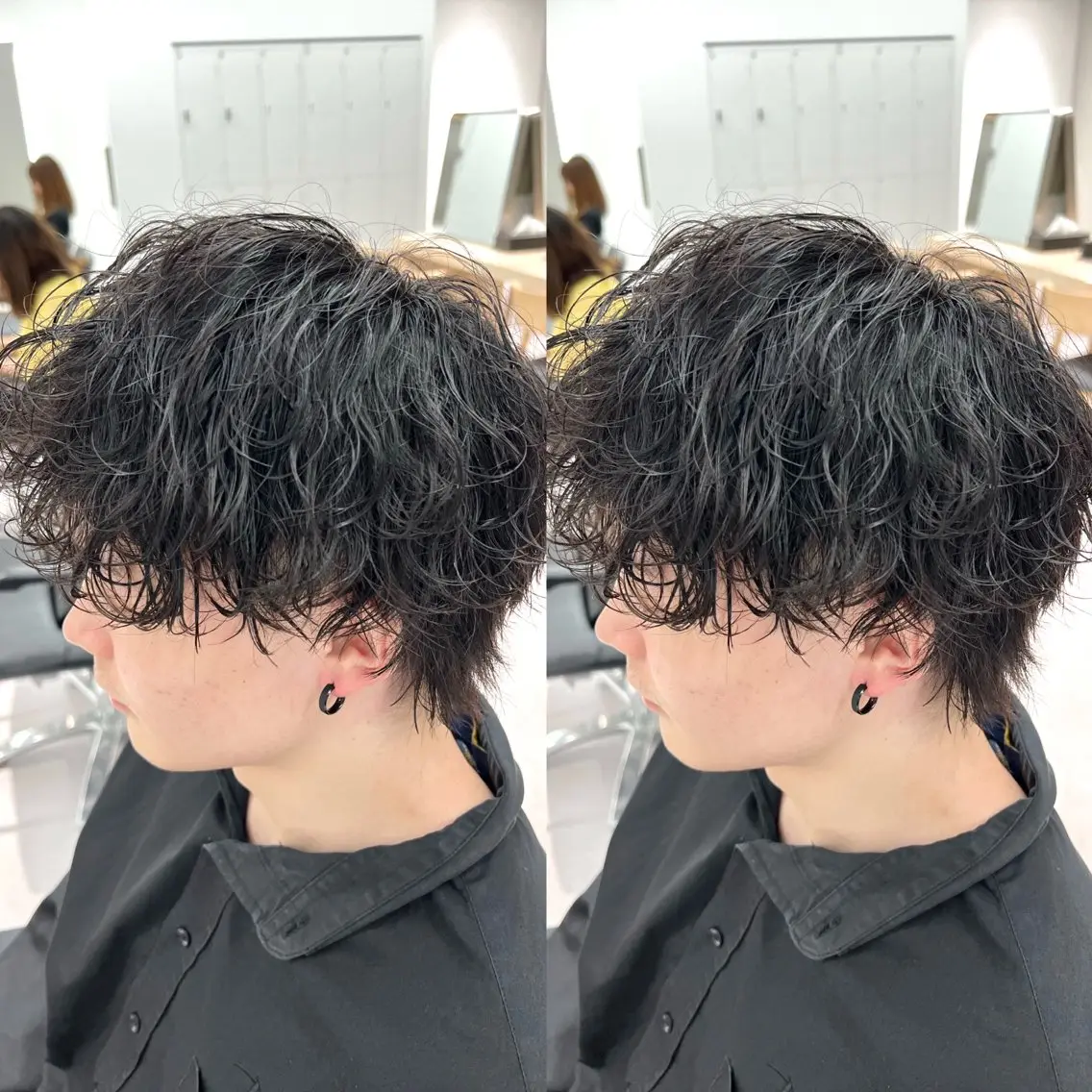 パーマ メンズ カット パーマ トリートメント ツイスパ/シャドウ 矢吹俊大郎のヘアスタイル