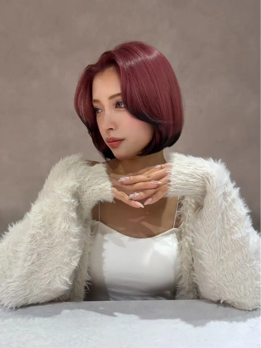 ショート カラー ヘアアレンジ 透明感・艶・ダメージ レス YUKIのヘアスタイル