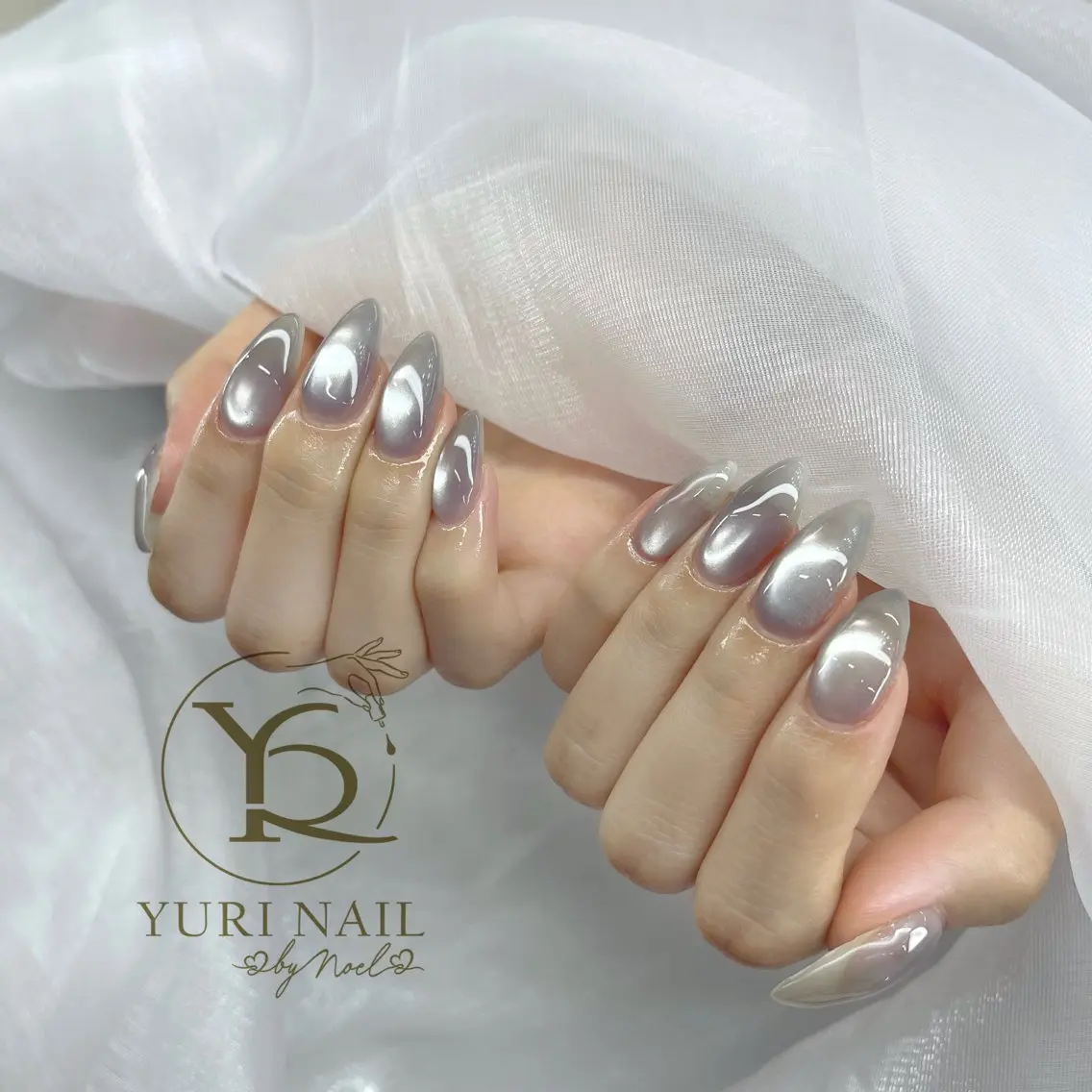 ネイル チークネイル フットネイル フレンチネイル グラデーション キラキラネイル ハンドネイル フットネイル ハンドケア YURI Nail Funabashiのネイルデザイン