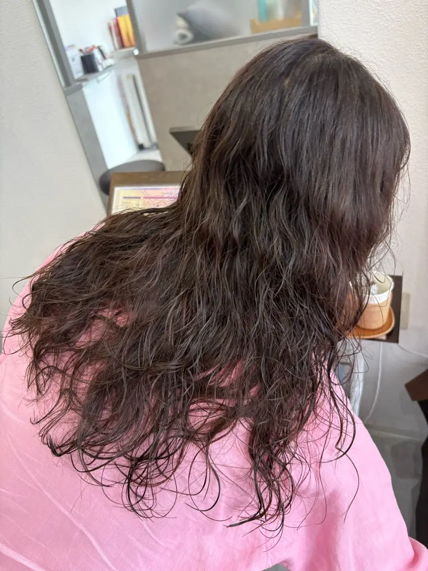 ロング カラー ブラウンカラー カット ヘアカラー トリートメント 暖色＊ベージュ ＊くらたあやかのヘアスタイル