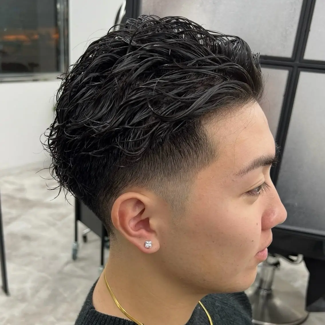 メンズ メンズパーマ Marin暖色カラー 💗メンズ大歓迎のヘアスタイル