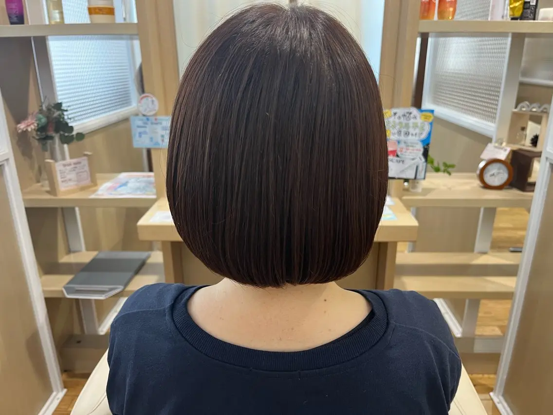 ミディアム 鈴木 結のヘアスタイル