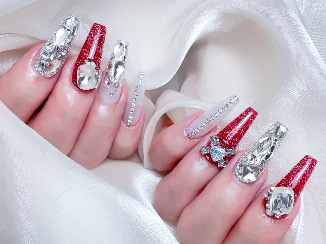 ネイル ハンドネイル M🌷nail 長さだし専門店のネイルデザイン