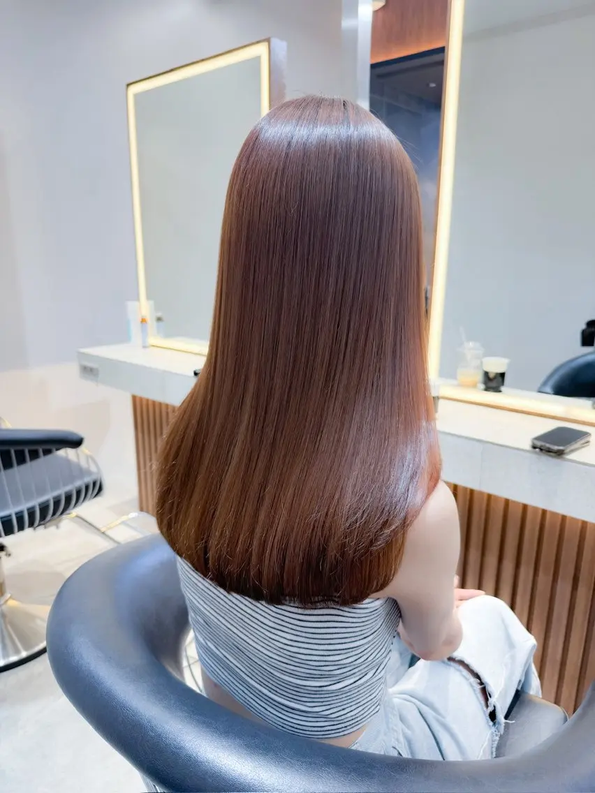 ロング カット ヘアカラー トリートメント 🍟ミニモ限定🍟 ai.stylistのヘアスタイル