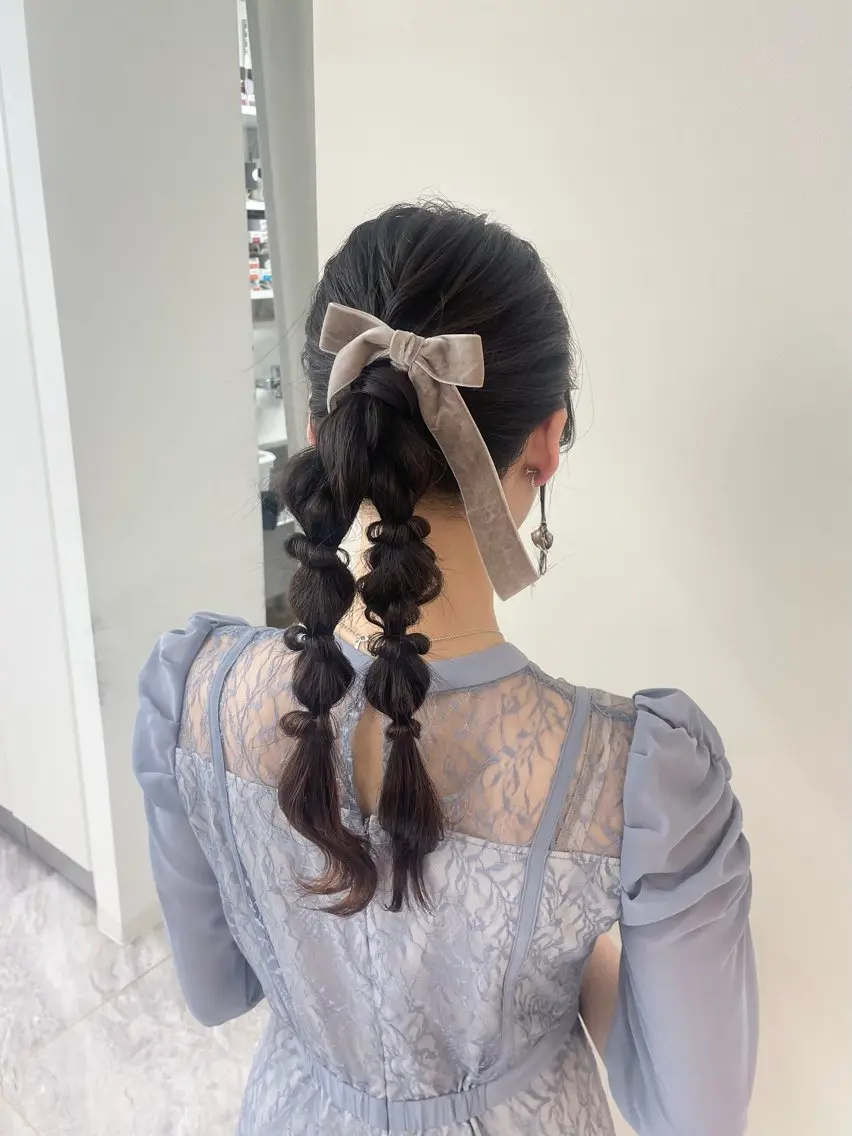 記念日や結婚式2次会、推しのライブに💐⋆⸜ ⸜  ヘアセット  ⸝‍ ⸝‍⋆の写真