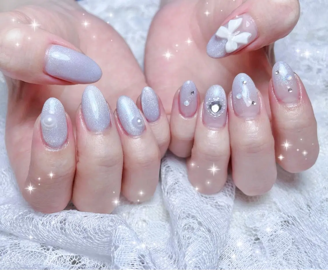 ネイル アートネイル マグネットネイル ハンドネイル FLARE NAIL フレアネイルのネイルデザイン