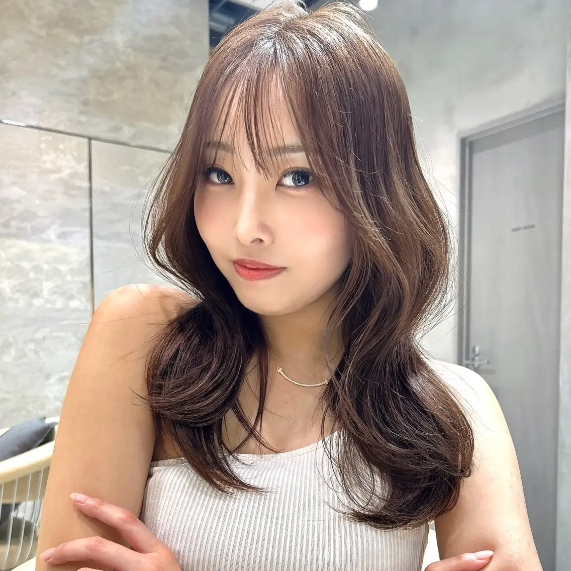 ロング カラー カット ヘアカラー トリートメント ❣️縮毛矯正/ボブ /カラー/渡部晃輝のヘアスタイル