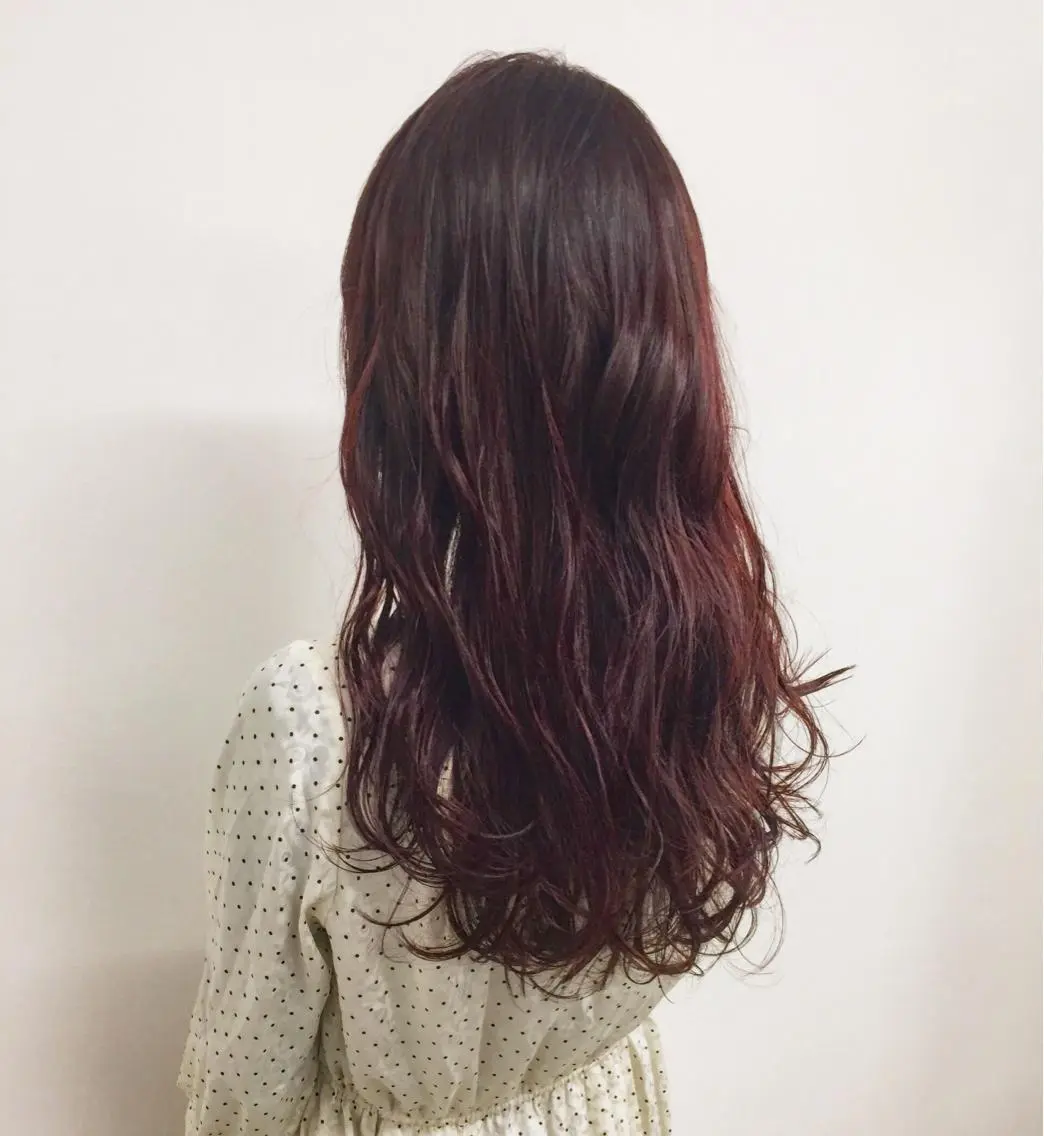 ロング カラー 肌に馴染むカラー 梅田・増田のヘアスタイル