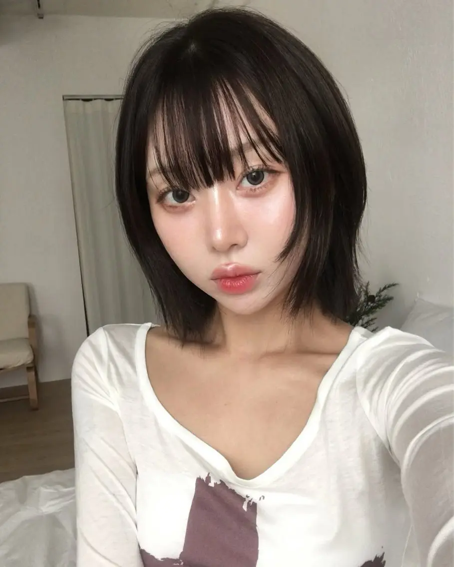 ショート ボブ.顔周りカット カット/ユキカのヘアスタイル