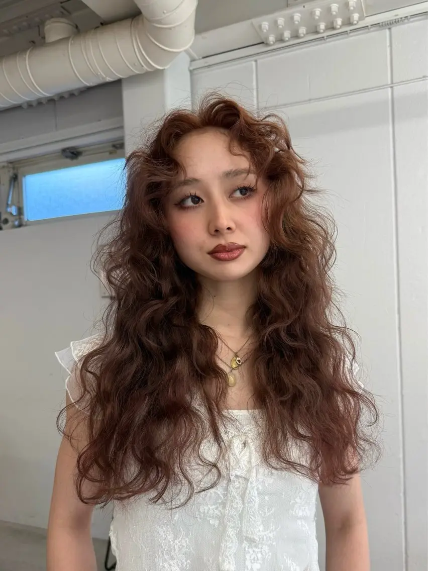 ロング カラー ヘアアレンジ ヘアカラー トリートメント 🦠デザインカラー/ 魚瀬あおい🦠のヘアスタイル