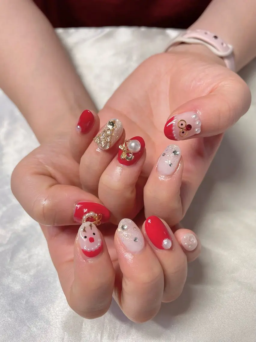 ネイル 長さ出し ハンドネイル RUMI nailのネイルデザイン