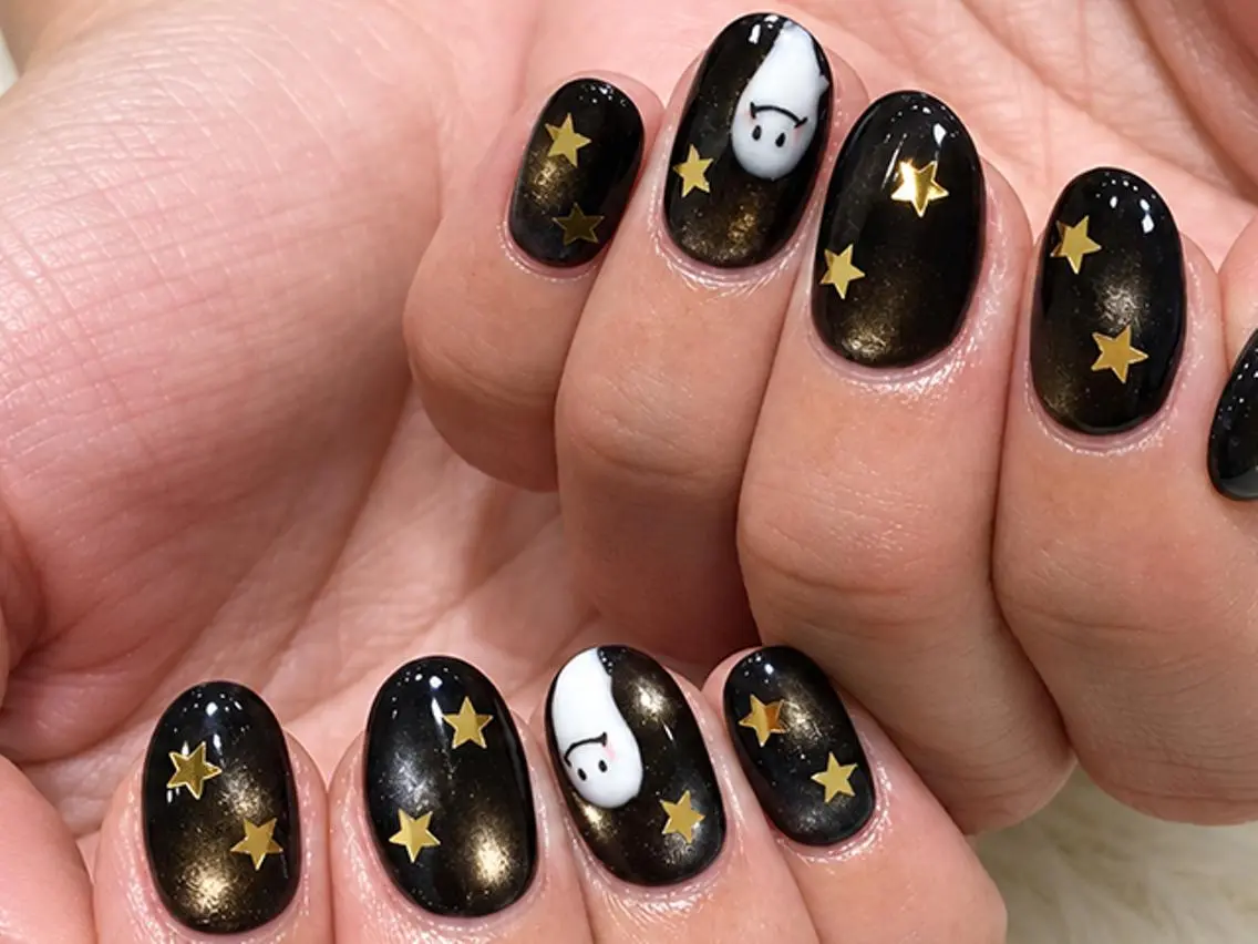 ネイル ハロウィン ハンドネイル Kanai Harukaのネイルデザイン