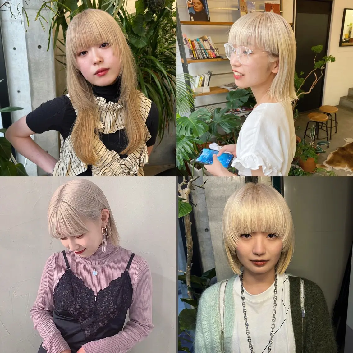 ✨似合わせデザインカット+ケアブリーチトリプルカラー🐩 +前後処理トリートメント🫧の写真