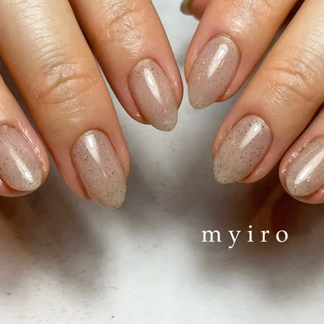 ネイル ワンカラーネイル ハンドネイル myiro【マイロ】 林のネイルデザイン
