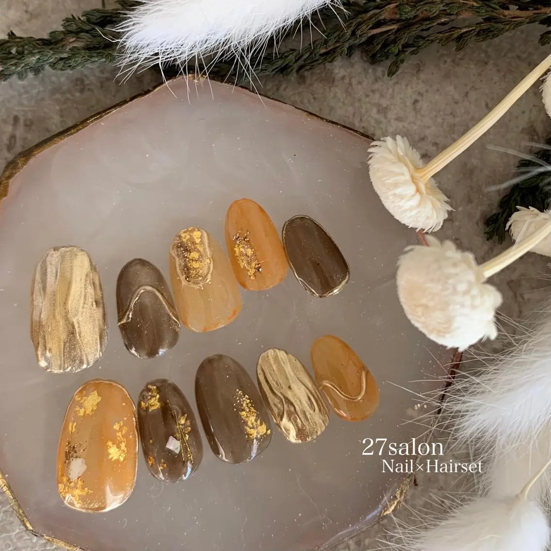 ネイル ニュアンスネイル 27salon yuinaのネイルデザイン