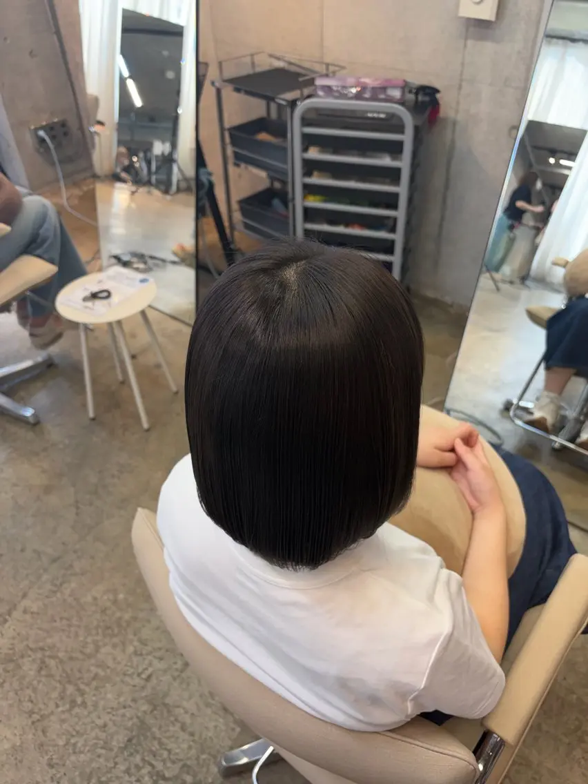 ショート カラー ヘアカラー 透明感カラー/艶 ✖️上品/修生🥀のヘアスタイル