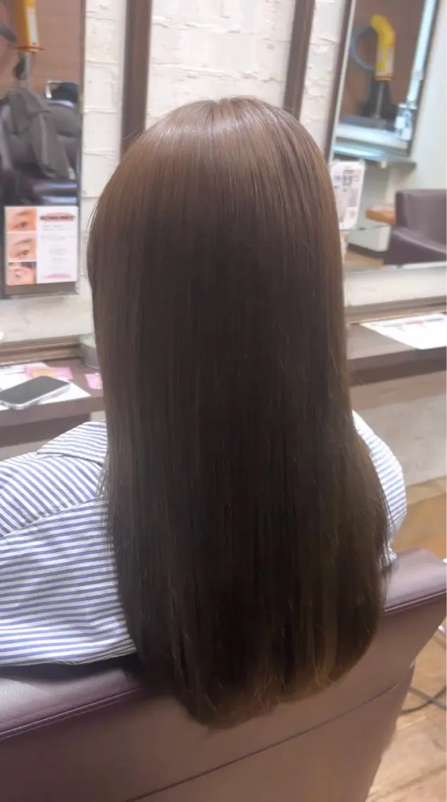 ロング ヘアカラー のづみ あかりのヘアスタイル