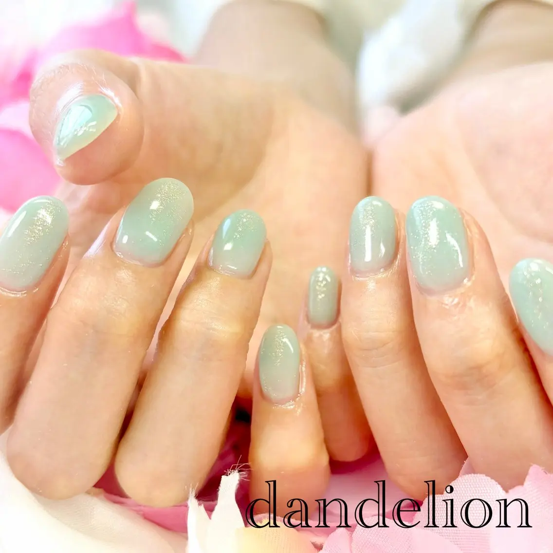ネイル ハンドネイル ハンドケア dandelion ダンデライオンのネイルデザイン