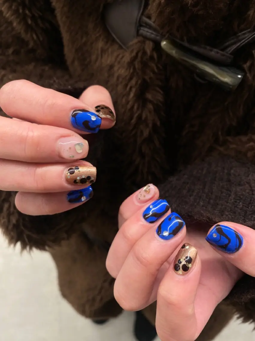 ネイル ブルー chika / nailのネイルデザイン