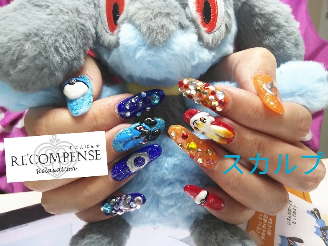 ネイル ハンドネイル れこん ぱんすのネイルデザイン