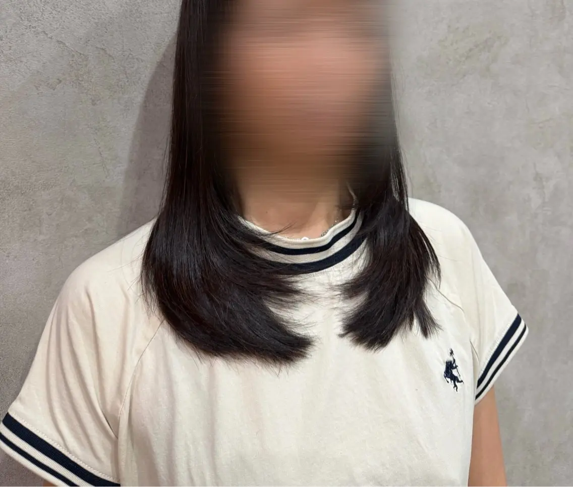 ミディアムカット【毛先5cm切らせて頂ける方】の写真