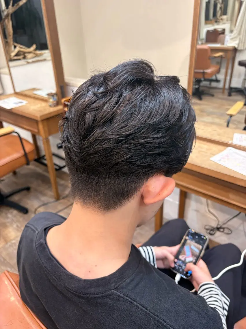 パーマ メンズ カット パーマ 🌻 miyu🌻のヘアスタイル