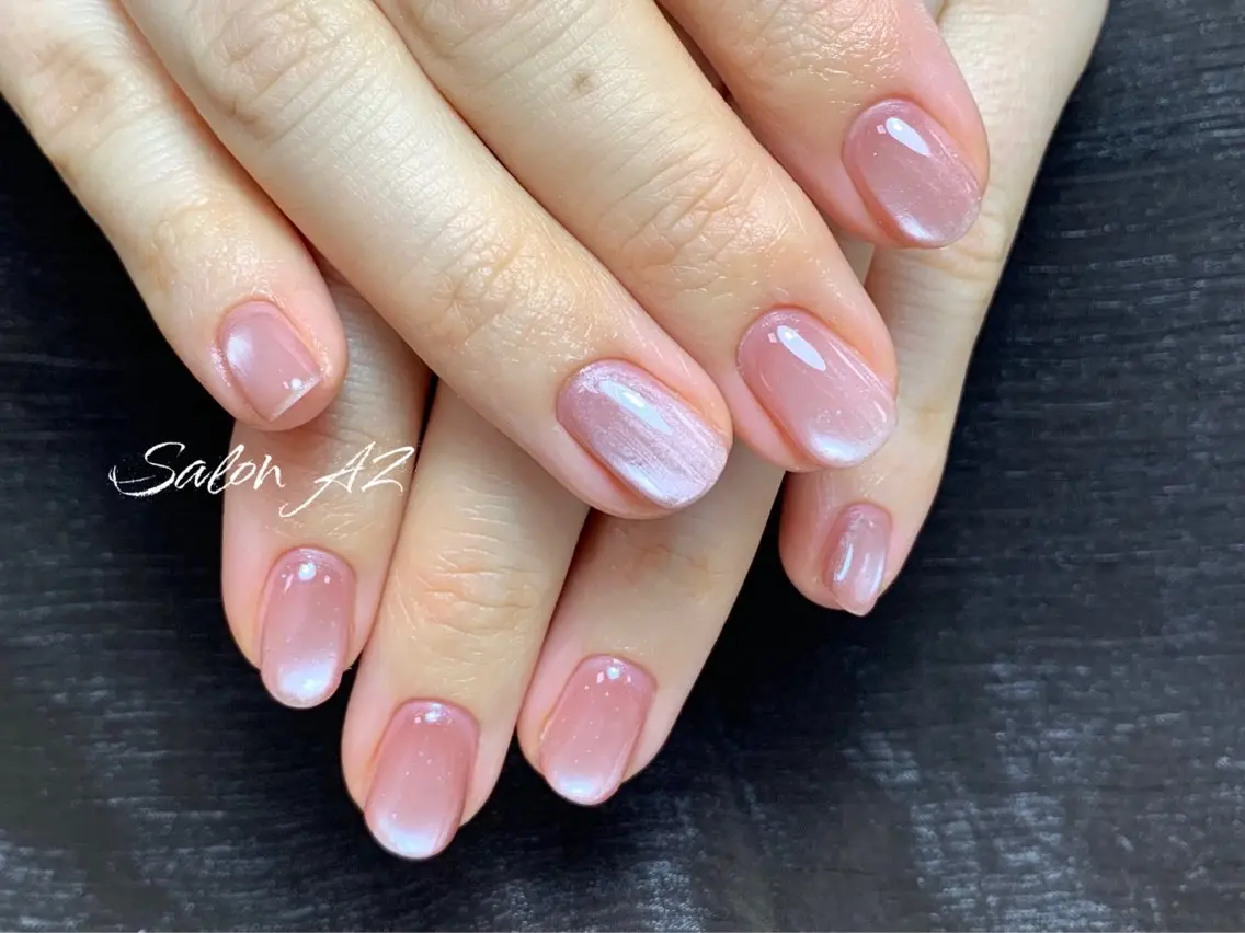 ネイル アートネイル フットネイル フレンチネイル マグネットネイル 持ち込み ハンドネイル salon AZのネイルデザイン