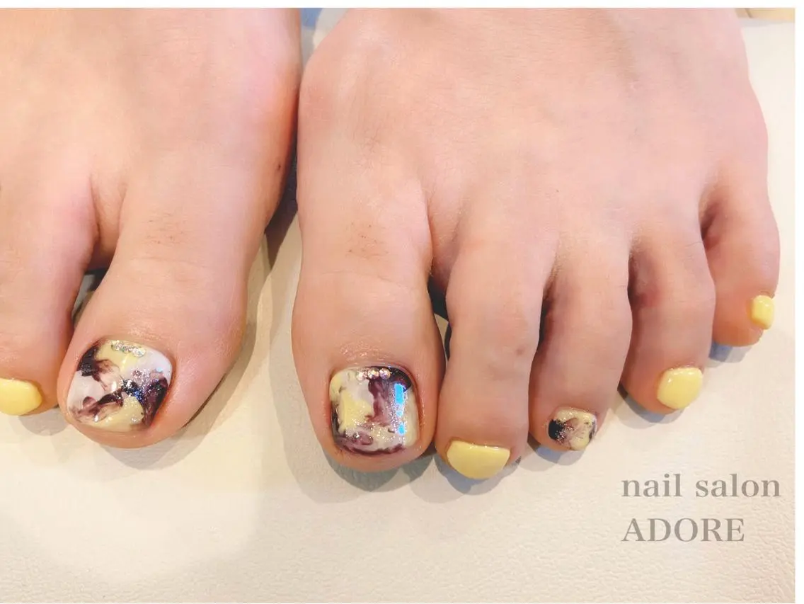 ネイル フットネイル Adore nailのネイルデザイン