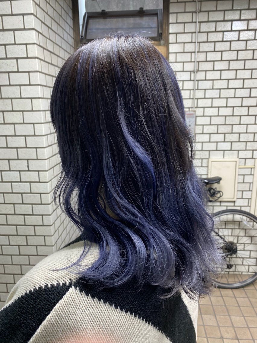 ミディアム カラー バレイヤージュ レイヤーカット ヘアカラー トリートメント GAKU【メンズ カット/パーマ】のヘアスタイル