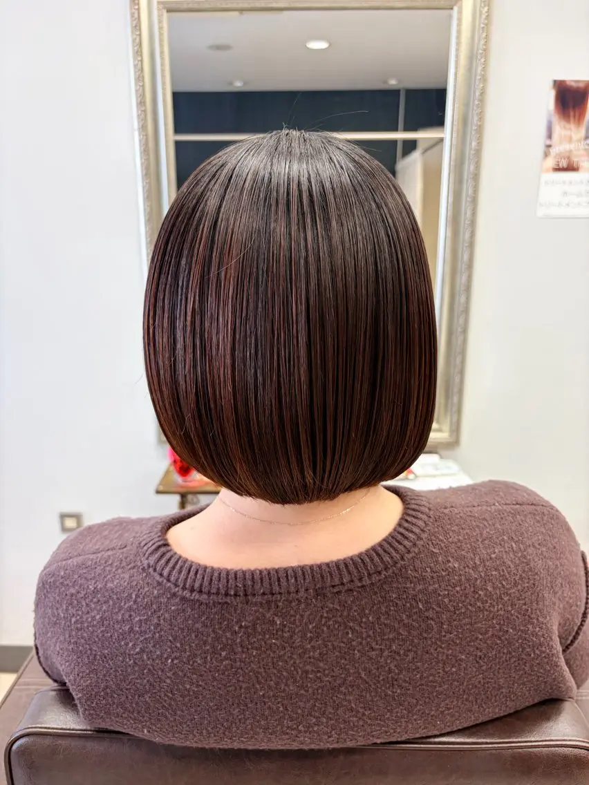 ショート パーマ ヘアアレンジ 縮毛矯正 トリートメント 産休の為お休みです! 小島凜のヘアスタイル