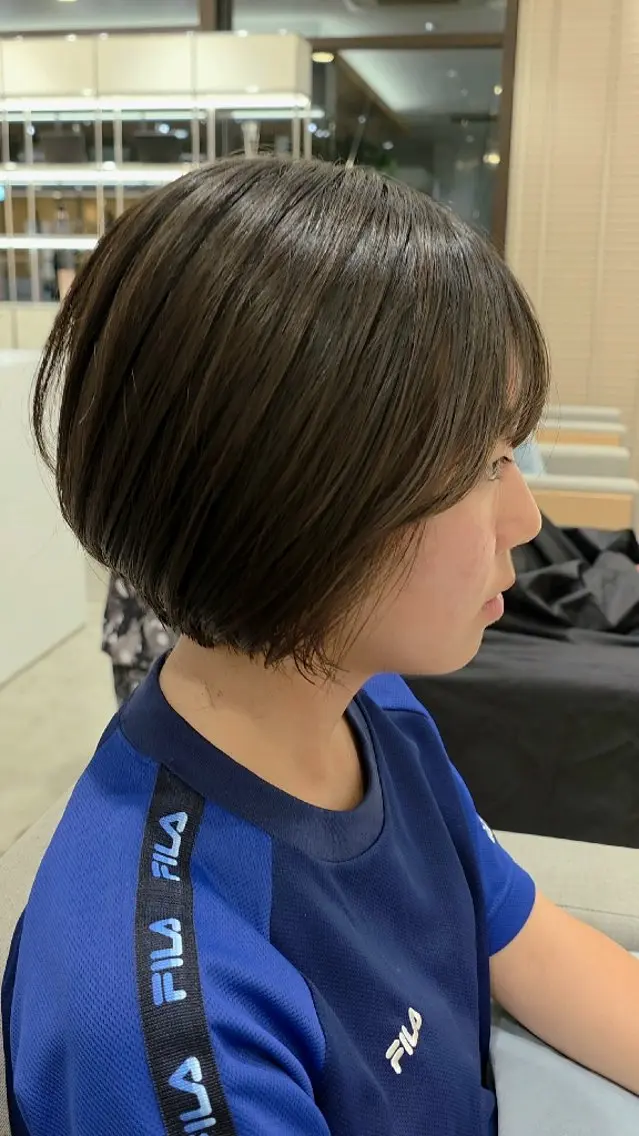 ショート カット トリートメント ✂髪質改善ストレート NO.1 深澤 颯斗のヘアスタイル