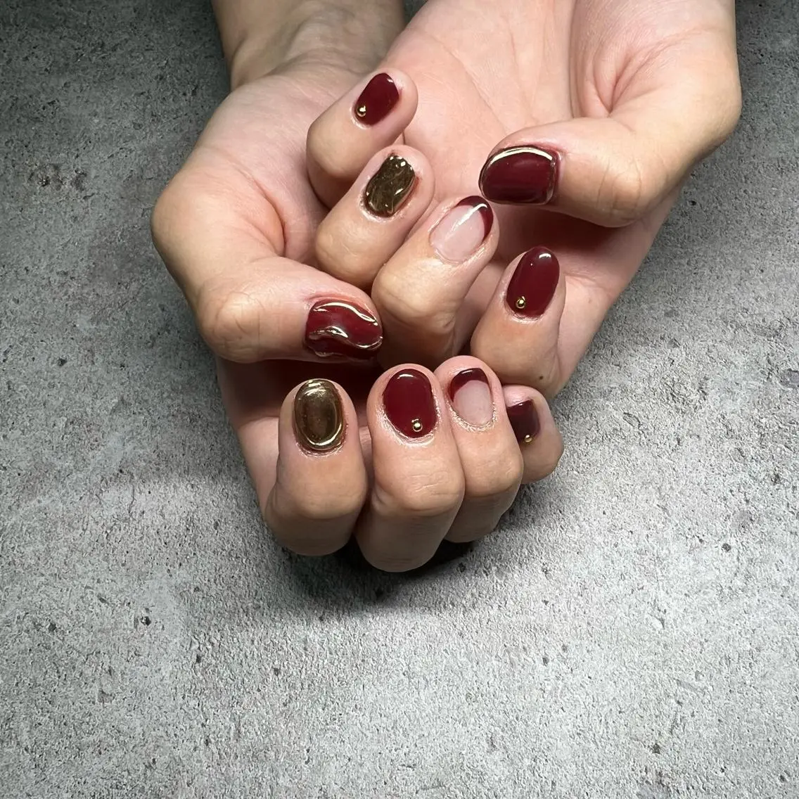 ネイル ハンドネイル ak nail .のネイルデザイン