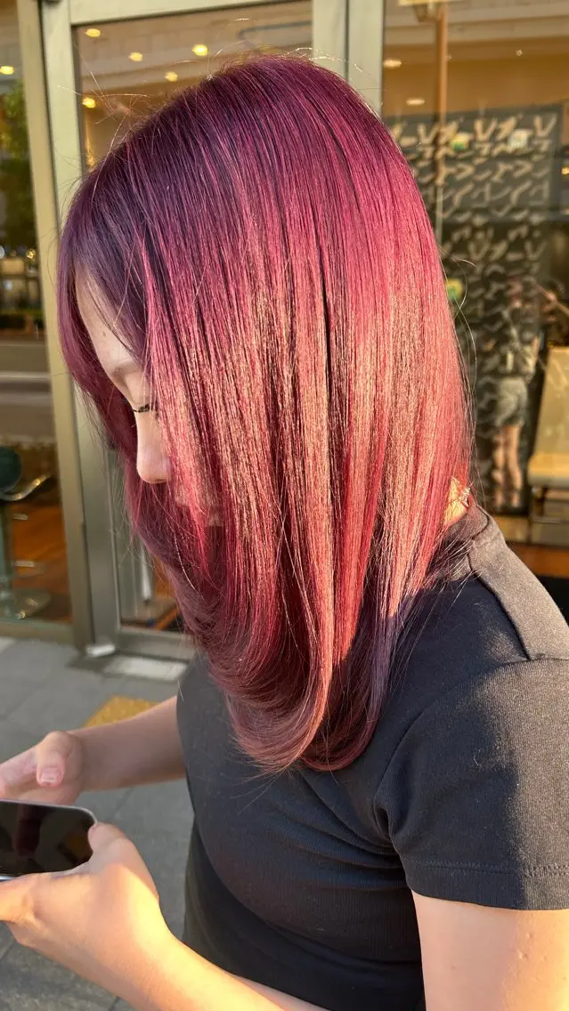 カラー ヘアカラー 一柳 瑞穂のマツエク・マツパデザイン