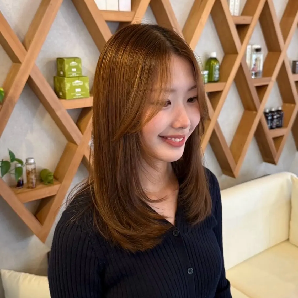 ロング レイヤーカット カット ELLE&SALLY 塩田のヘアスタイル