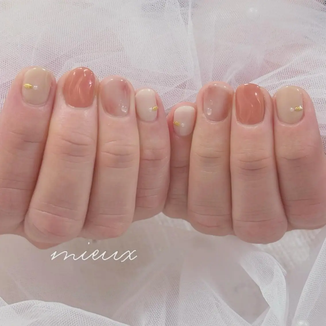 ネイル ハンドネイル nailsalon mieuxのネイルデザイン