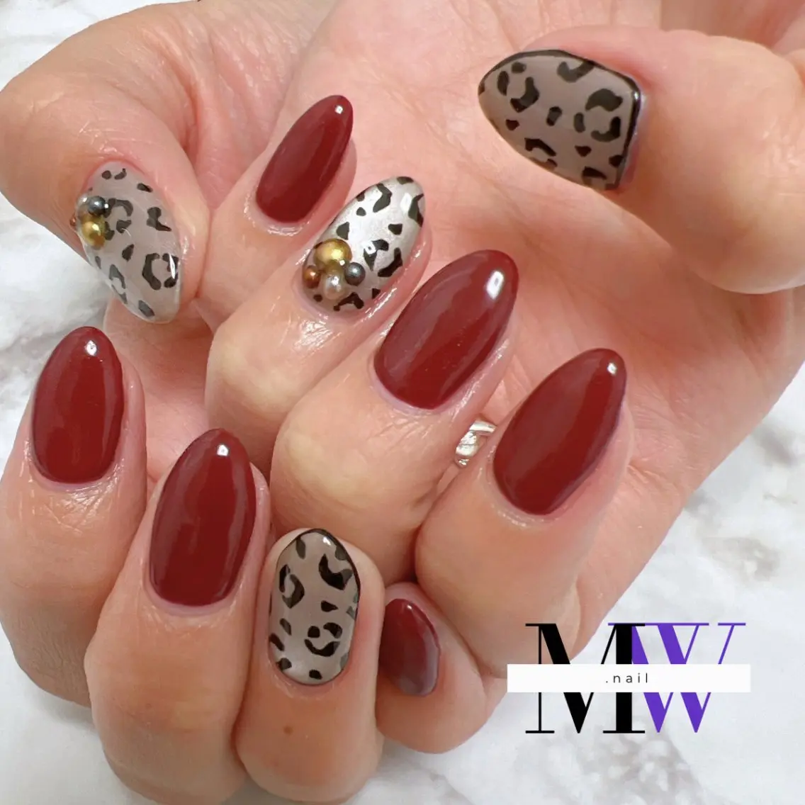 ネイル マグネットネイル ハンドネイル MW .nailのネイルデザイン