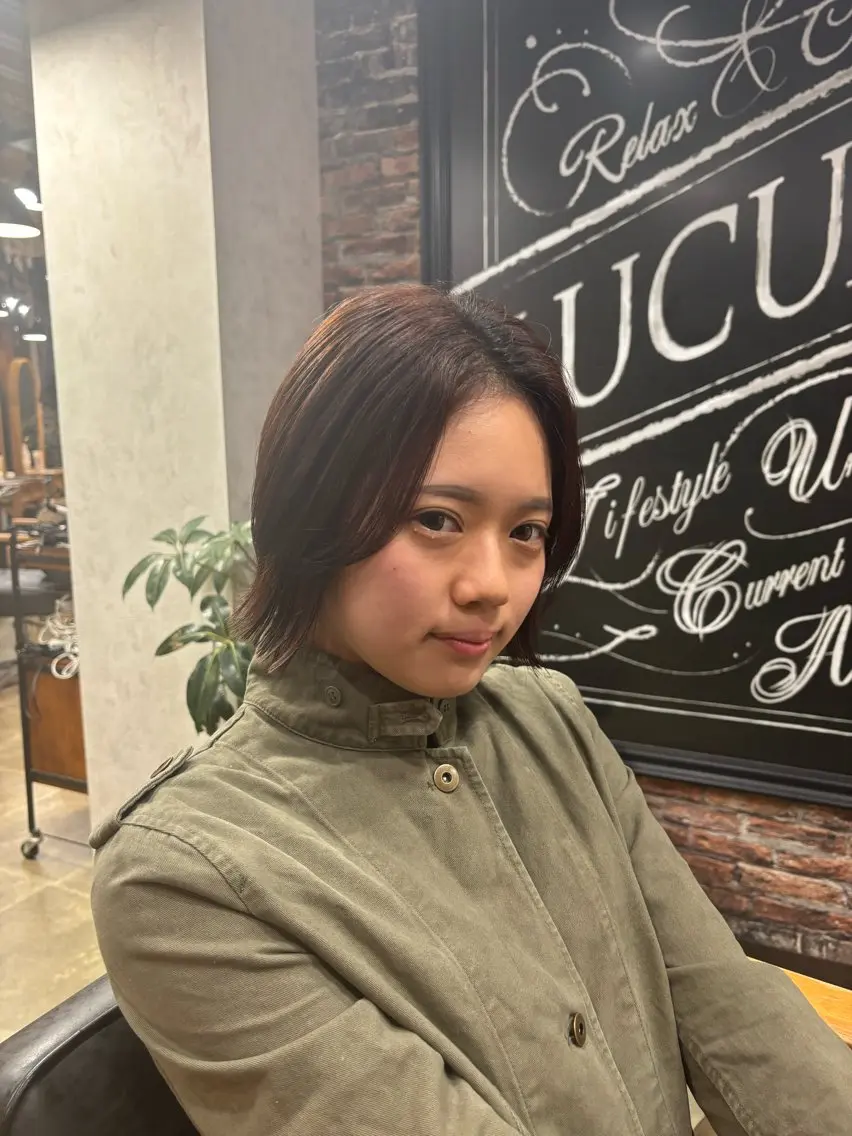ショート ダメージレス縮毛矯正 カット//あさみ🌈のヘアスタイル