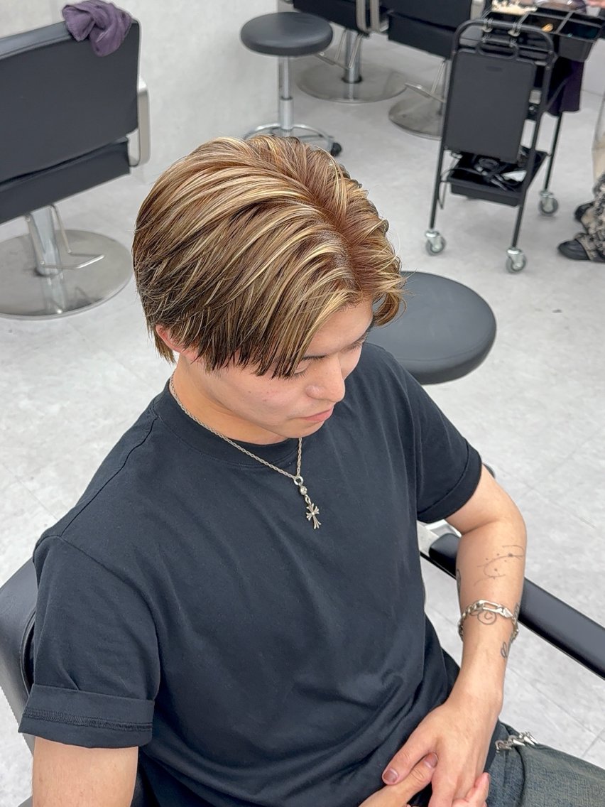 ショート カラー カット ヘアカラー スパイキーショート/ 海外風特化/田代悠大のヘアスタイル