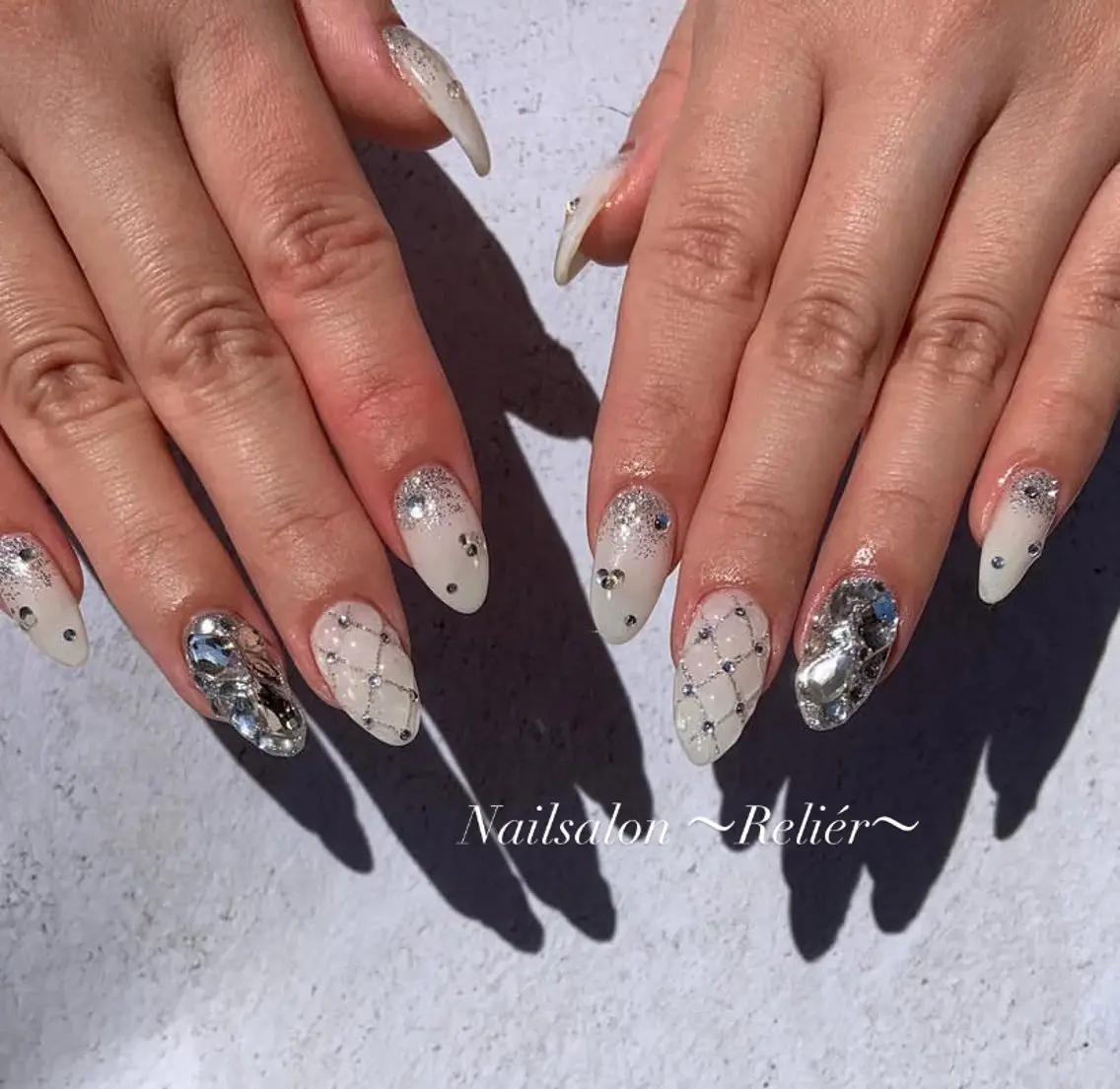 ネイル キラキラネイル Nailsalon 〜Reliér〜のネイルデザイン