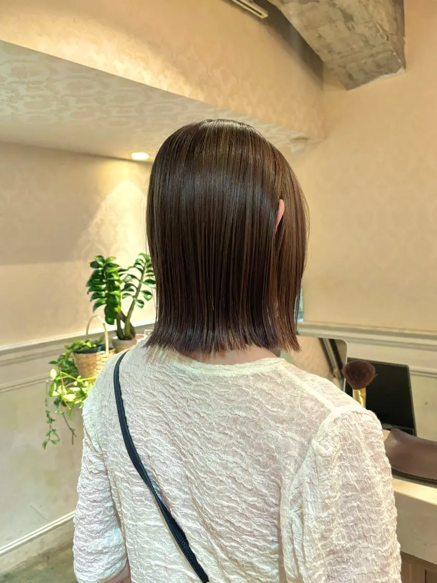 ショート カラー ヘアカラー トリートメント ボブ/ミディアム /Renyaのヘアスタイル