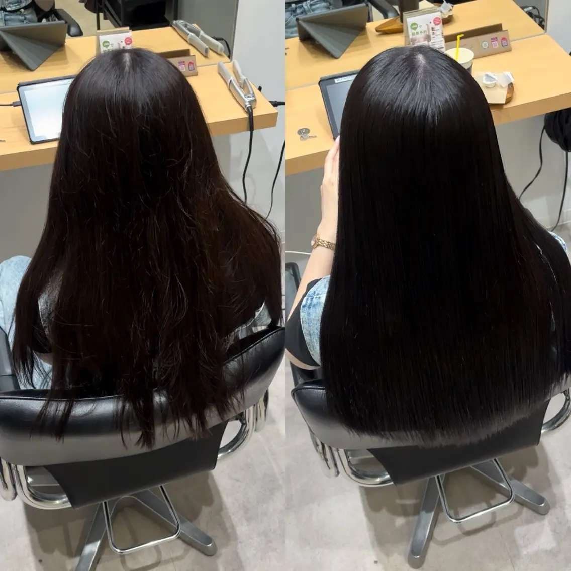 セミロング カラー グレージュ 髪質改善 トリートメント カット ヘアカラー トリートメント 髪質改善ヘアケア 艶髪特化/上田のヘアスタイル