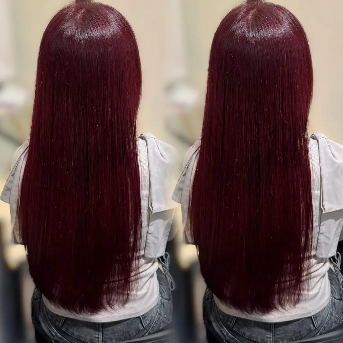 ロング カラー ブリーチなしカラー kana🐱のヘアスタイル