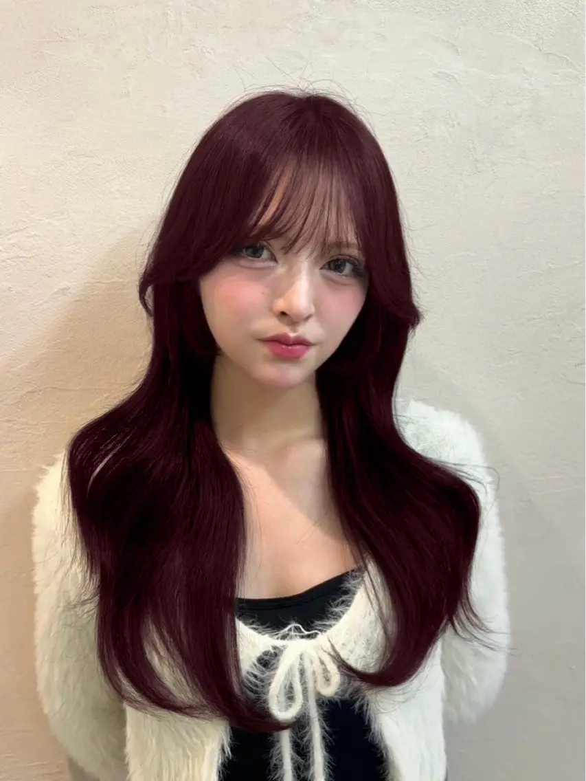 ロング ヨシンモリ 韓国風ヘア ナナカ 🎀のヘアスタイル