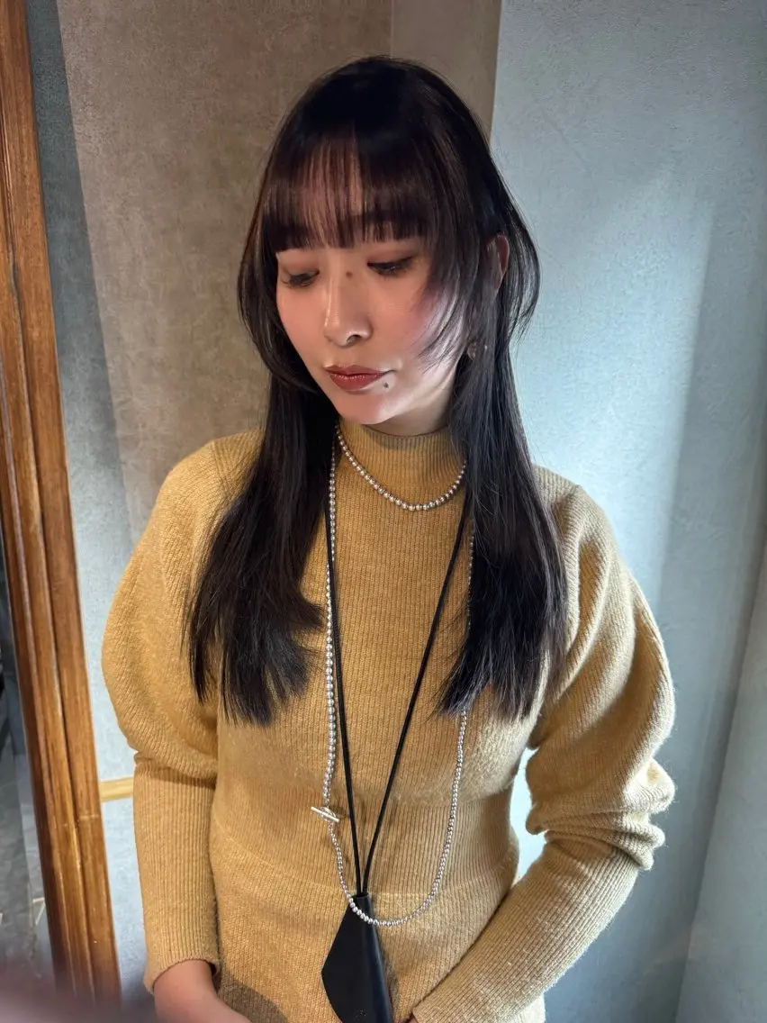 ミディアム カラー パーマ ヘアアレンジ メンズ 心斎橋美容室 Junのヘアスタイル