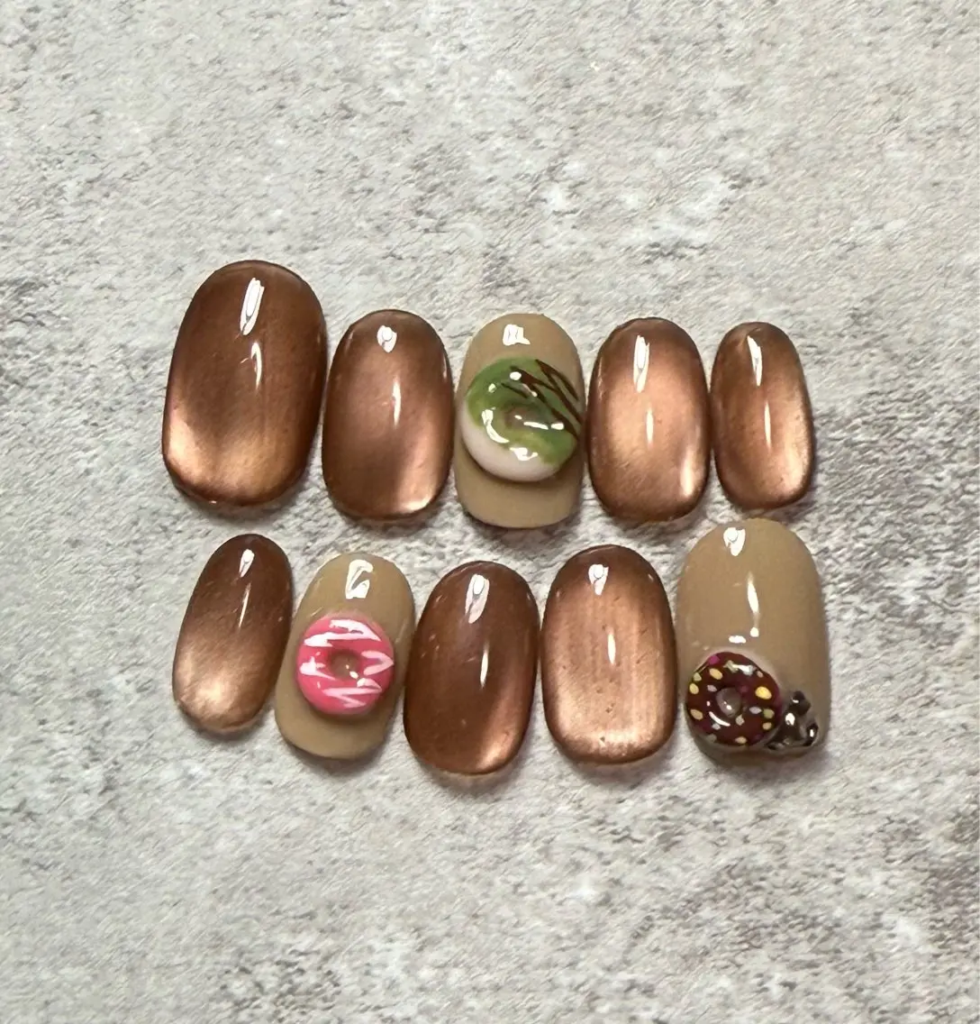 ネイル マグネットネイル ハンドネイル Narumi nailのネイルデザイン