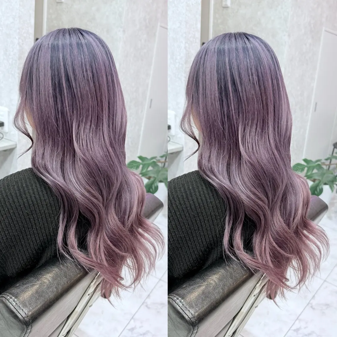 ロング カラー 🌺ハイトーン🌺 矢葺 なぎさ🌺🌺のヘアスタイル