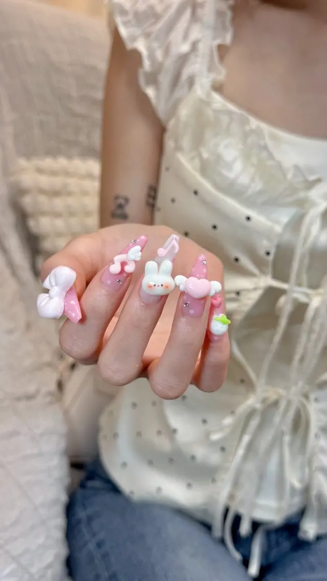 ネイル 韓国ネイル ワンホンネイル nailsalon ChuColaのネイルデザイン