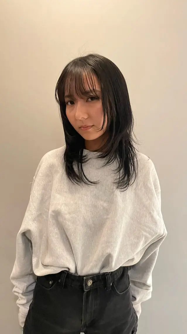 ミディアム カラー ミディアムレイヤー レイヤーカット 原宿/ケパーマ 🧺ユウマのヘアスタイル
